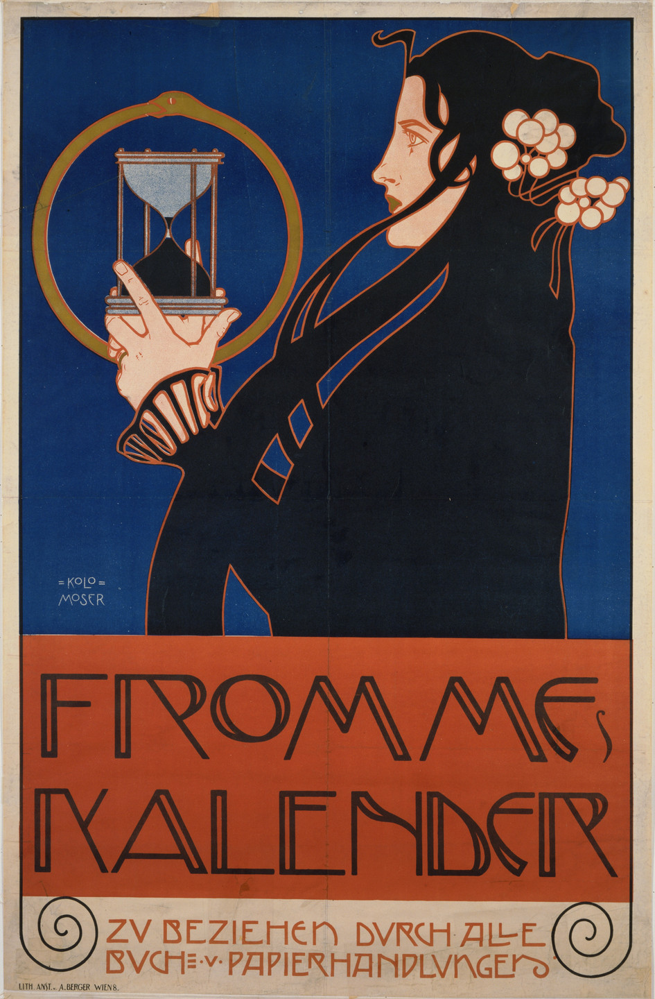 Koloman Moser. Poster for a Religious Calendar (Fromme Kalender). 1903