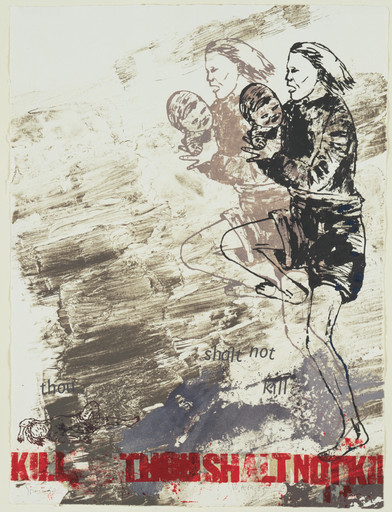 Thou Shalt Not Kill, plate VI from the portfolio The Ten Commandments