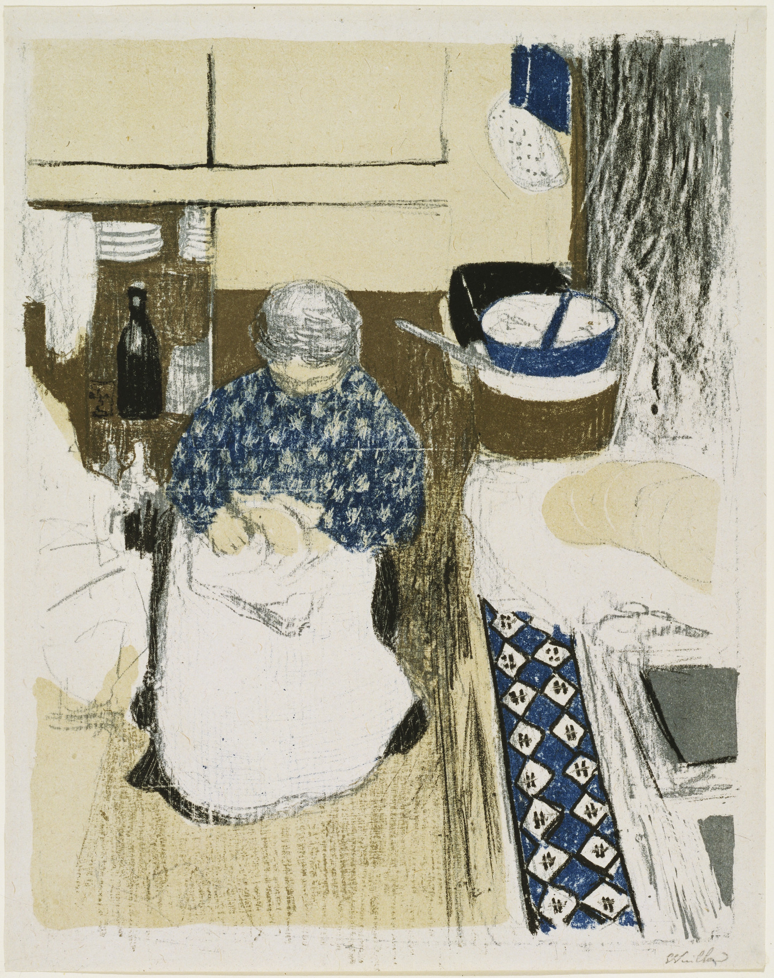 Édouard Vuillard. The Cook (La cuisinière) from Landscapes