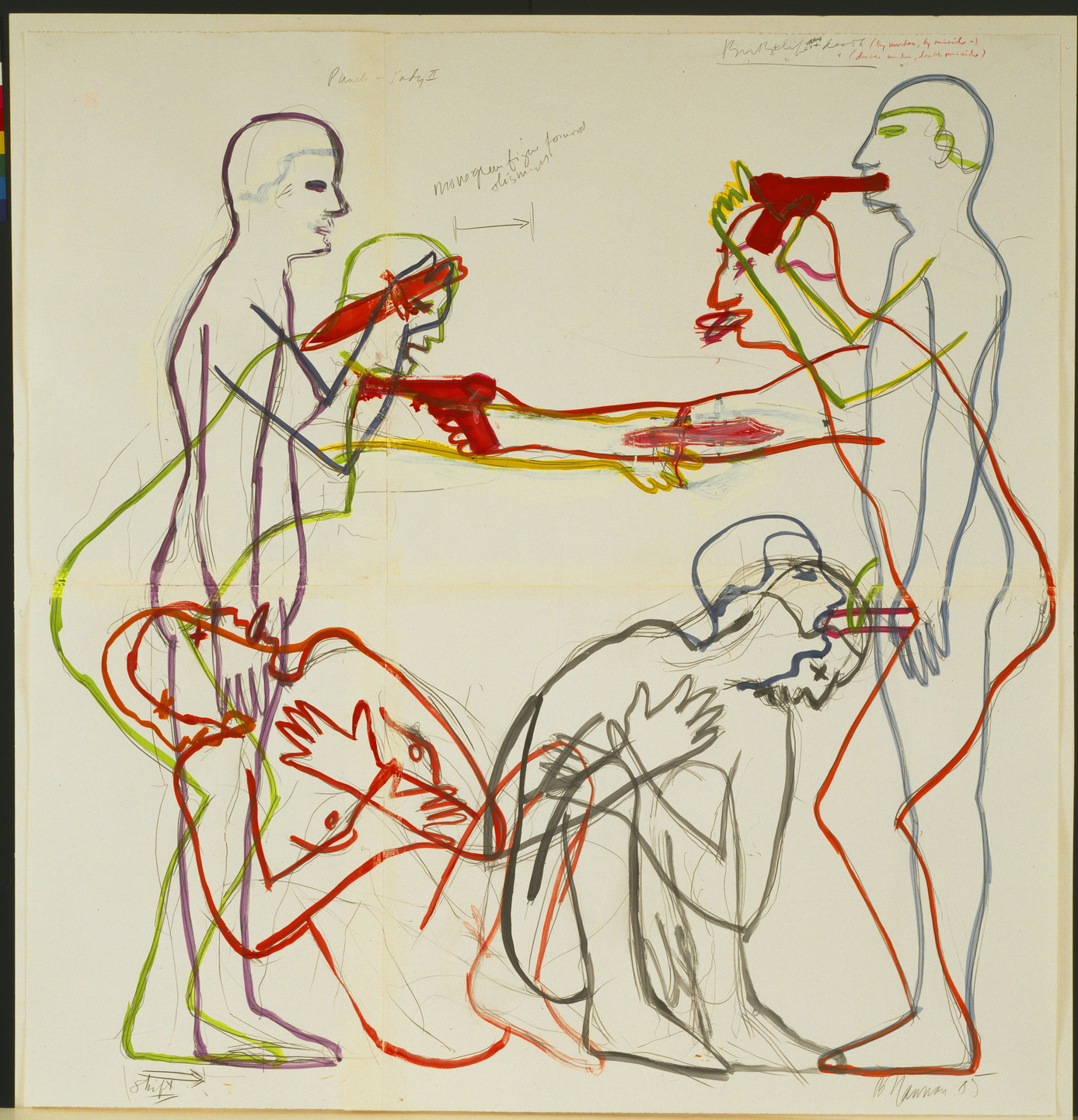 Bruce Nauman. Punch and Judy II Birth & Life & Sex & Death. 1985