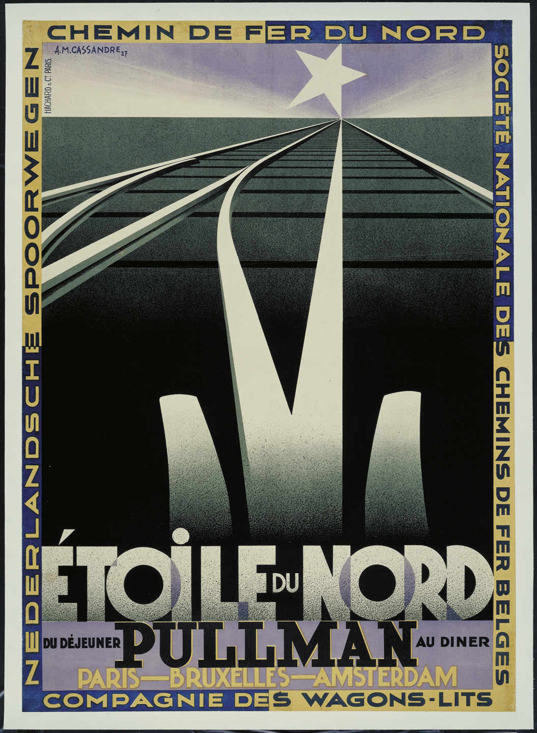 A. M. Cassandre. Étoile du Nord. 1927