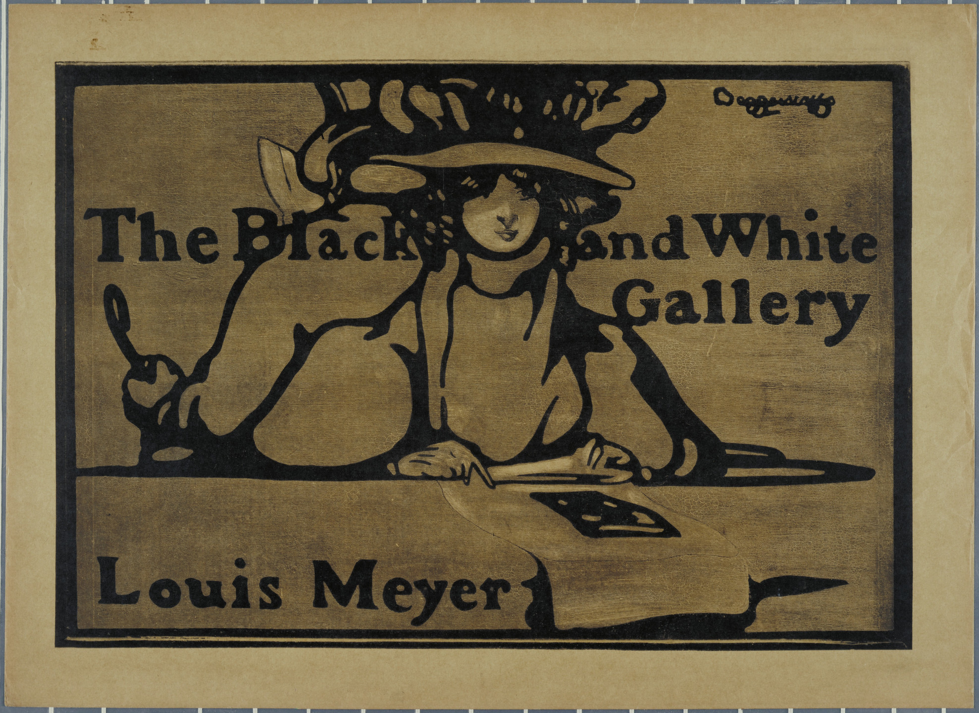 Beggarstaffs (James Pryde, Scottish 1866-1941 &amp; William Nicholson, British 1872-1949). The Black and White Gallery, Louis Meyer. c. 1901