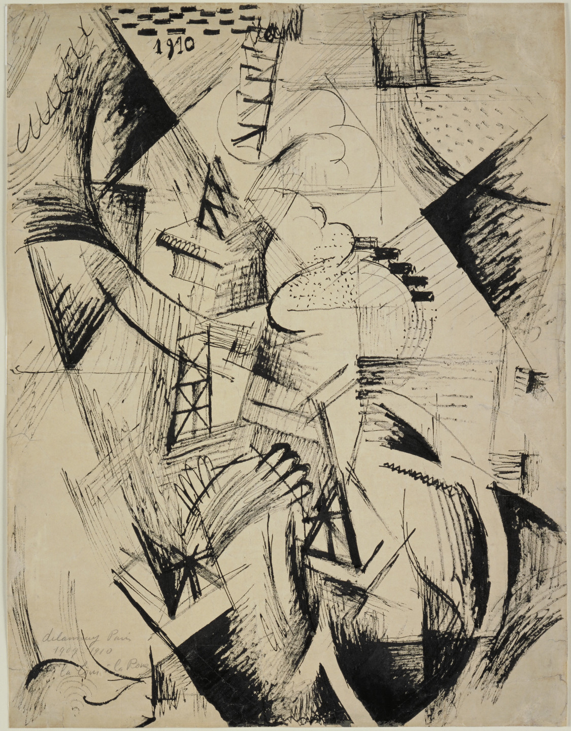 Robert Delaunay. The Tower and the Wheel. c. 1912–13