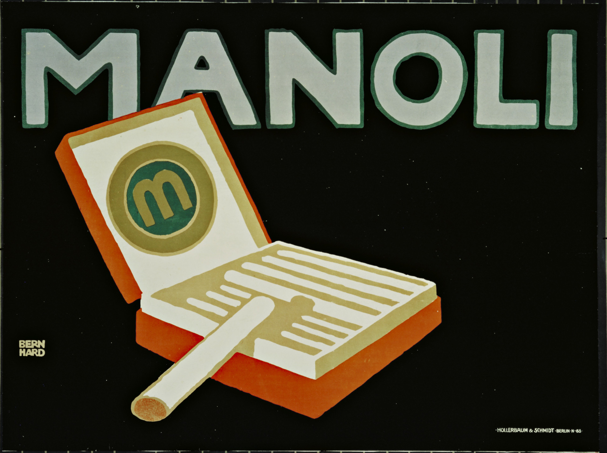Lucian Bernhard. Manoli. 1910
