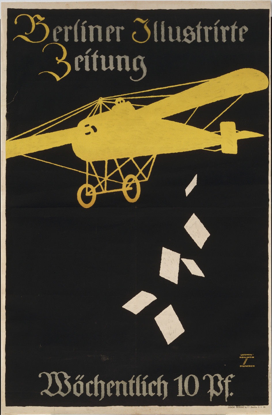 Ludwig Hohlwein. Berliner Illustrirte Zeitung. c. 1919