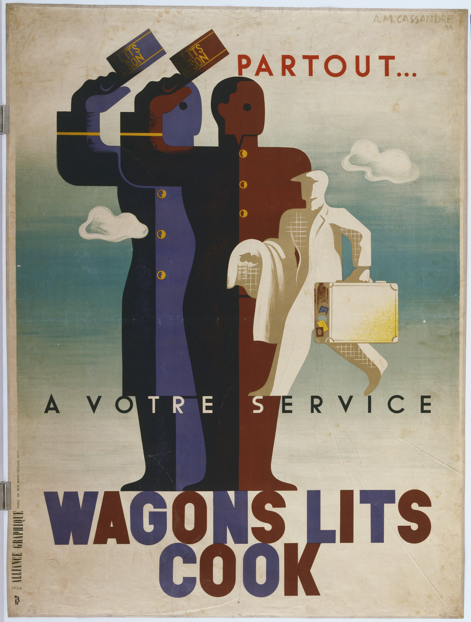 A. M. Cassandre. Wagons Lits Cook