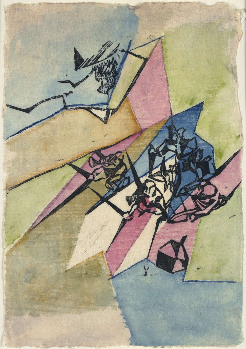 Marcel Janco. Untitled (Street Band). 1915 or 1916