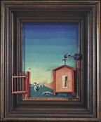 Max Ernst. Two Children Are Threatened by a Nightingale (Deux Enfants sont menacés par un rossignol). 1924
