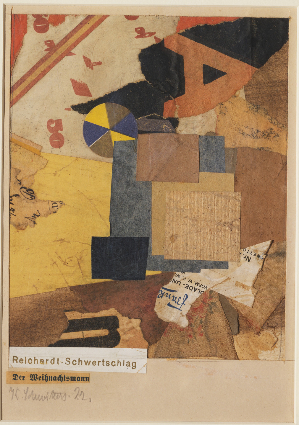 Kurt Schwitters. Santa Claus. 1922