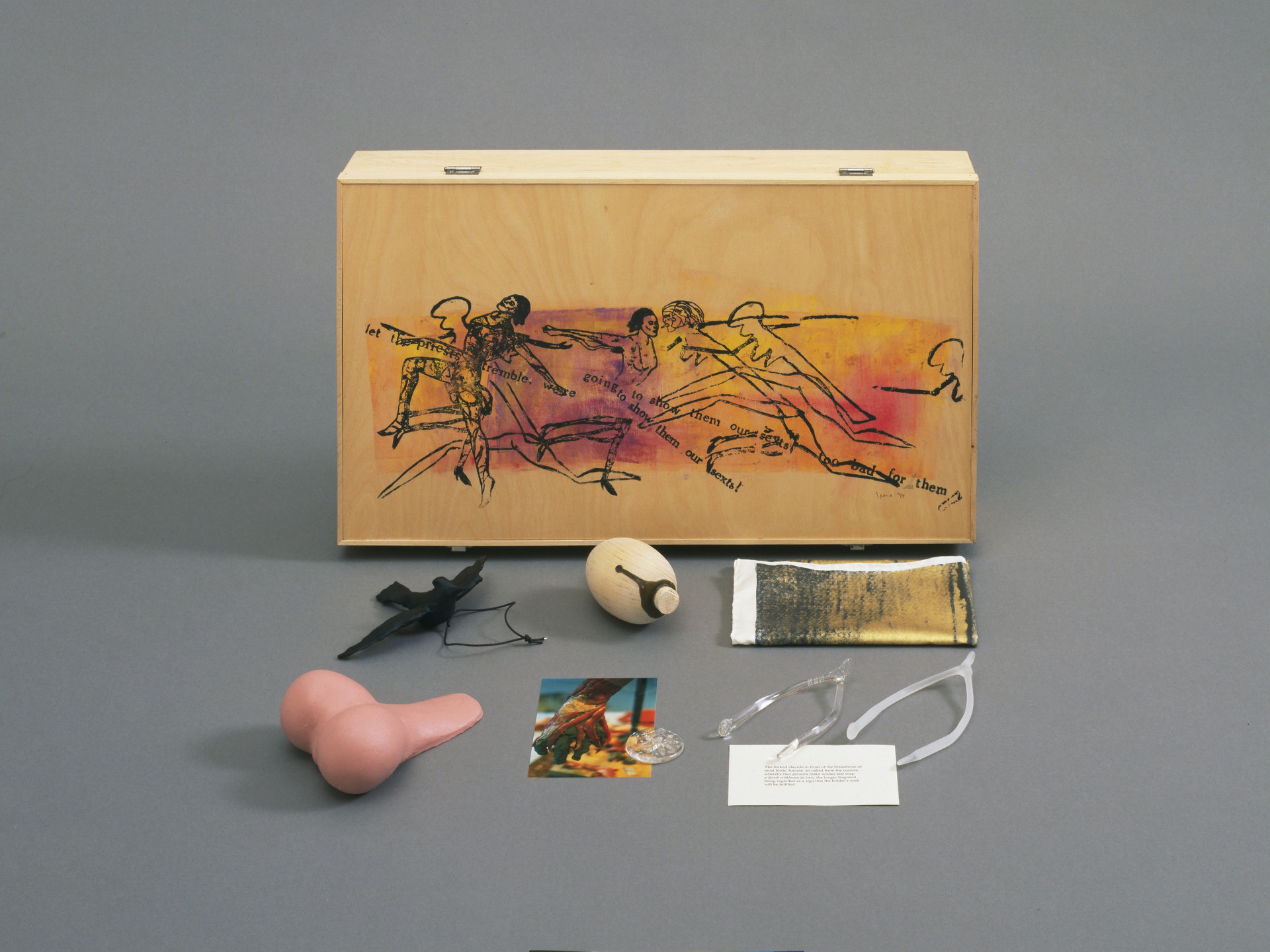 Various Artists, Nancy Spero, Ross Bleckner, Mike Kelley, Simon Leung, Louise Bourgeois, Kiki Smith, Lorna Simpson. ACT UP Art Box. 1993–94, published 1994