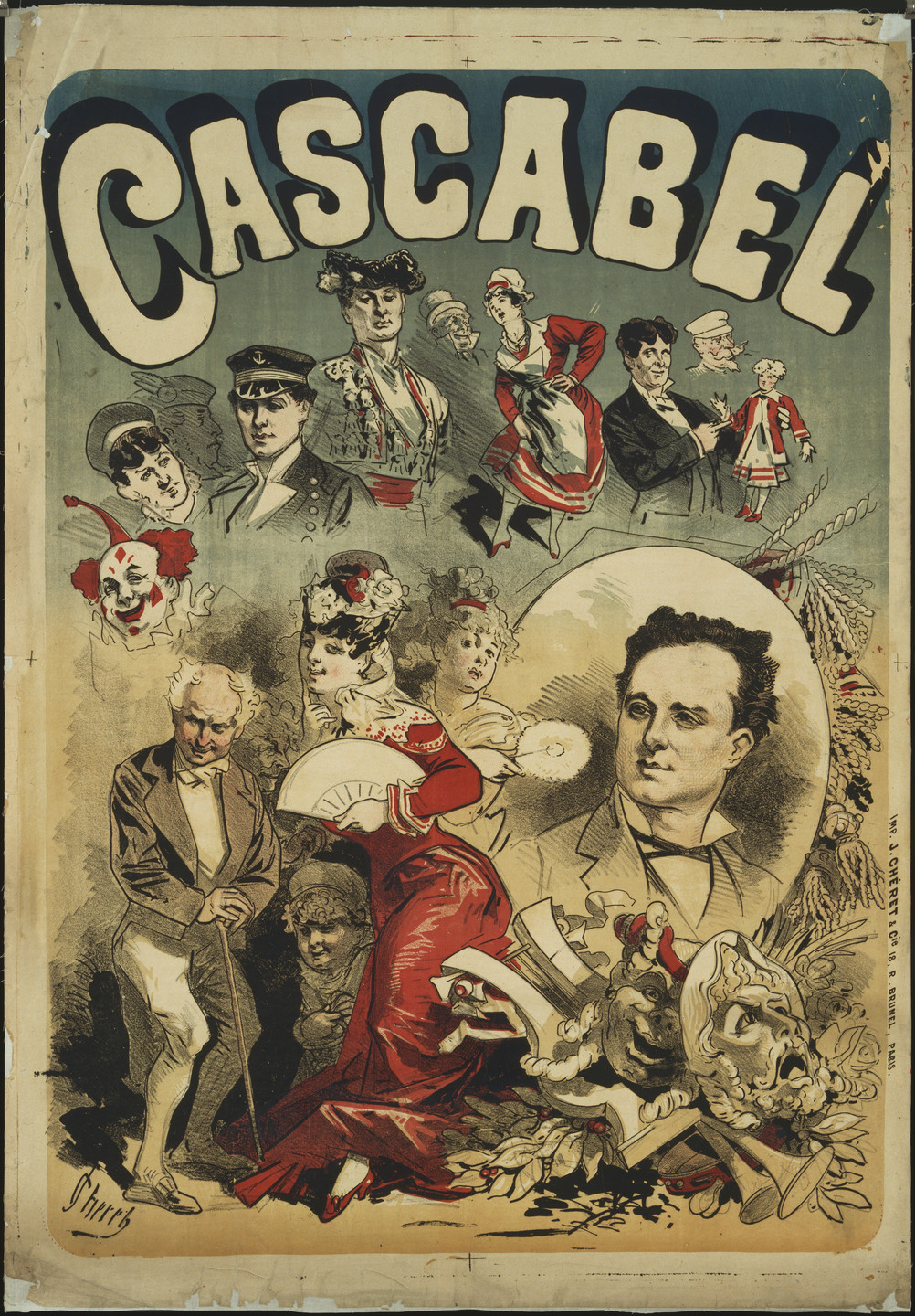 Jules Chéret. Cascabel. 1877-79