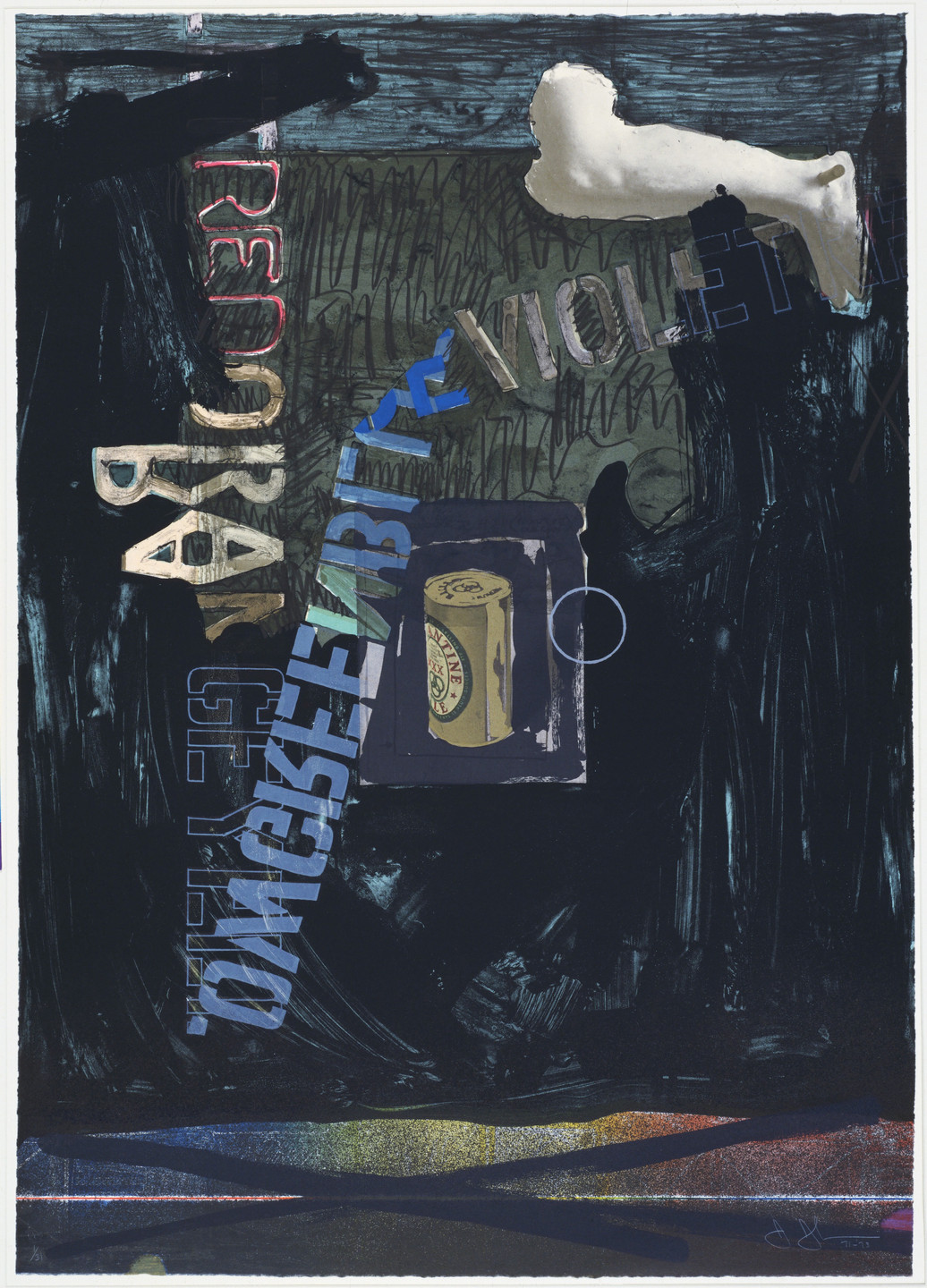 Jasper Johns. Decoy II. 1971–73