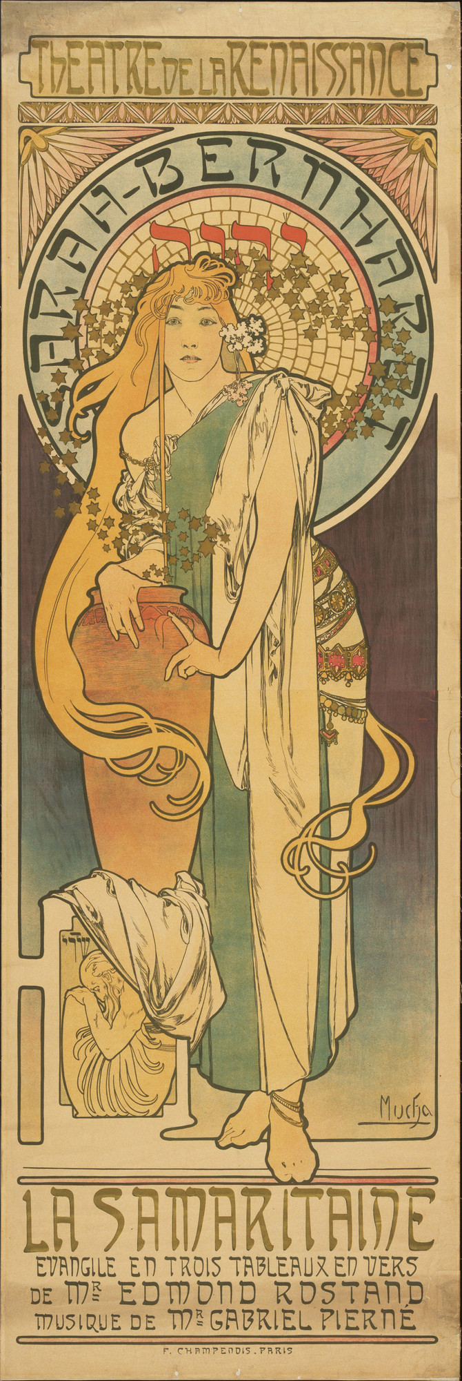 Alphonse Mucha Theatre De La Renaissance Sarah Bernhardt La Samaritaine 17 Moma