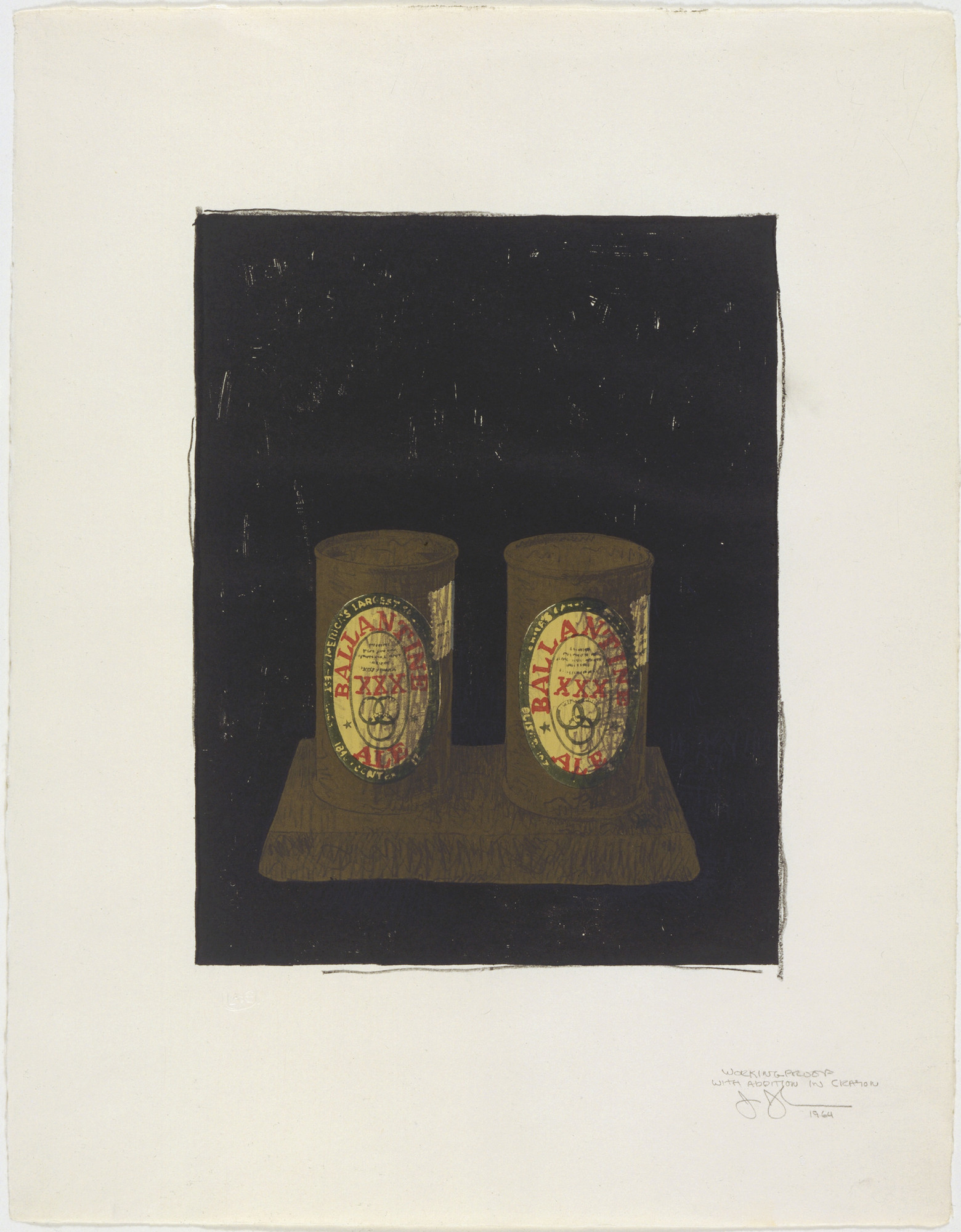 Jasper Johns. Ale Cans