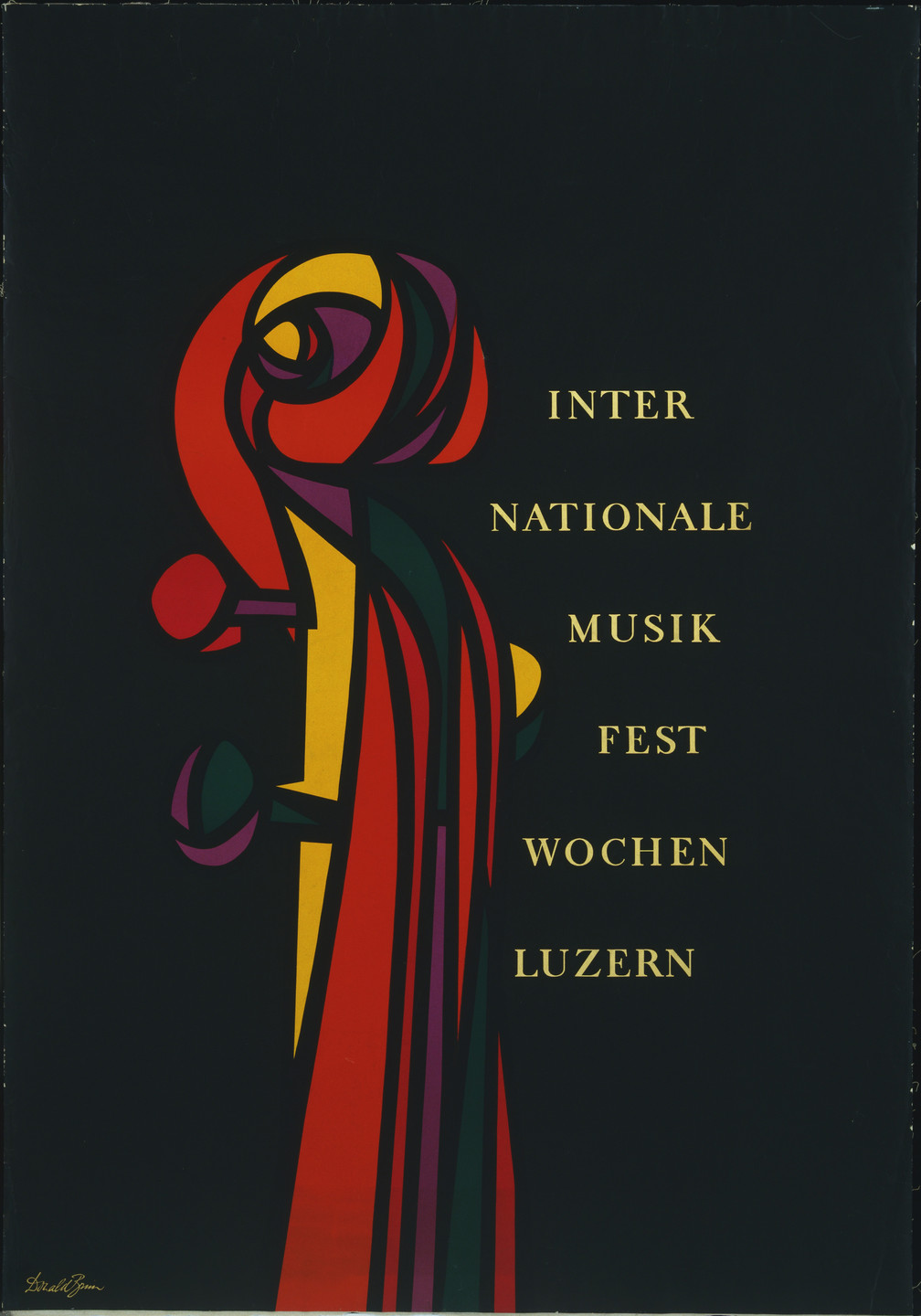 Donald Brun. Internationale Musikfestwochen, Luzern. 1950