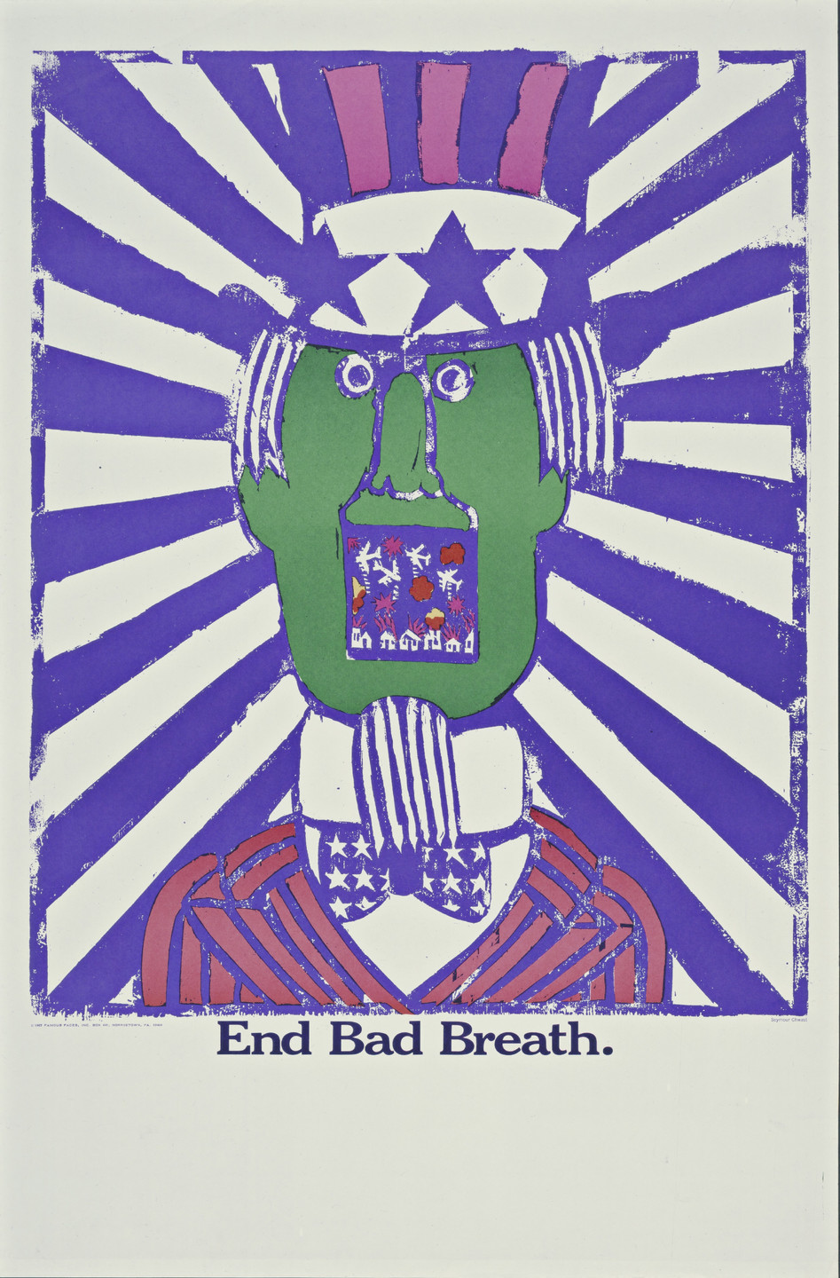 Seymour Chwast. End Bad Breath. 1967