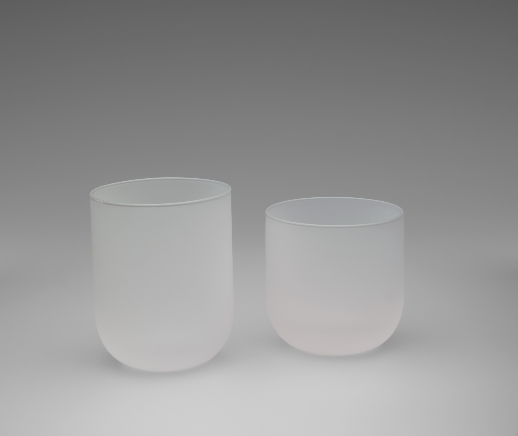 Gianfranco Frattini. Tumbler and Water Glass. 1983