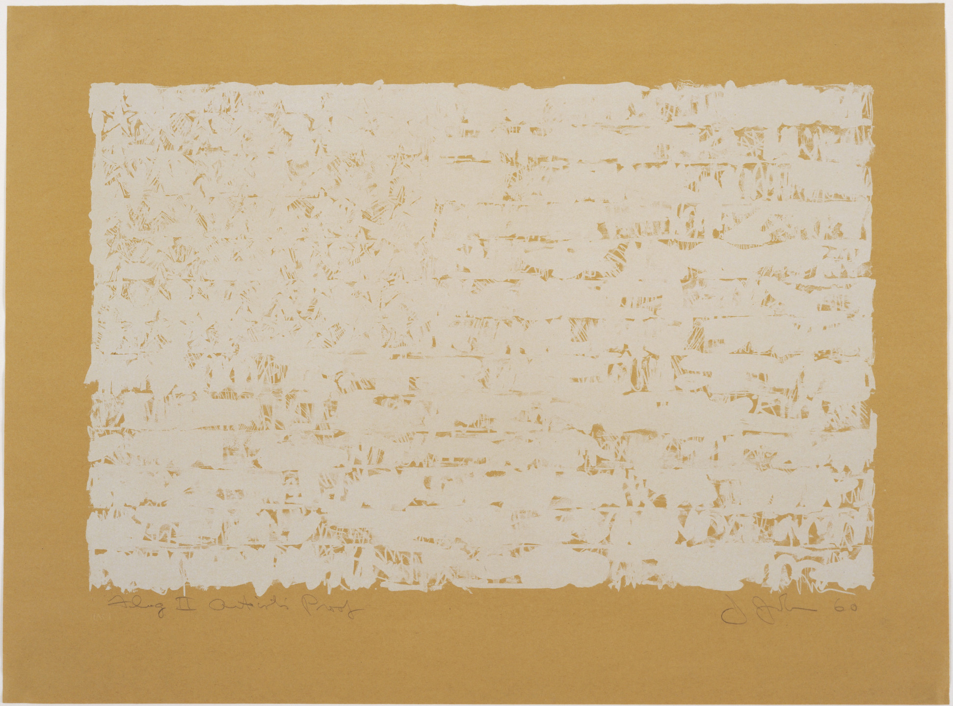 Jasper Johns. Flag II. 1960