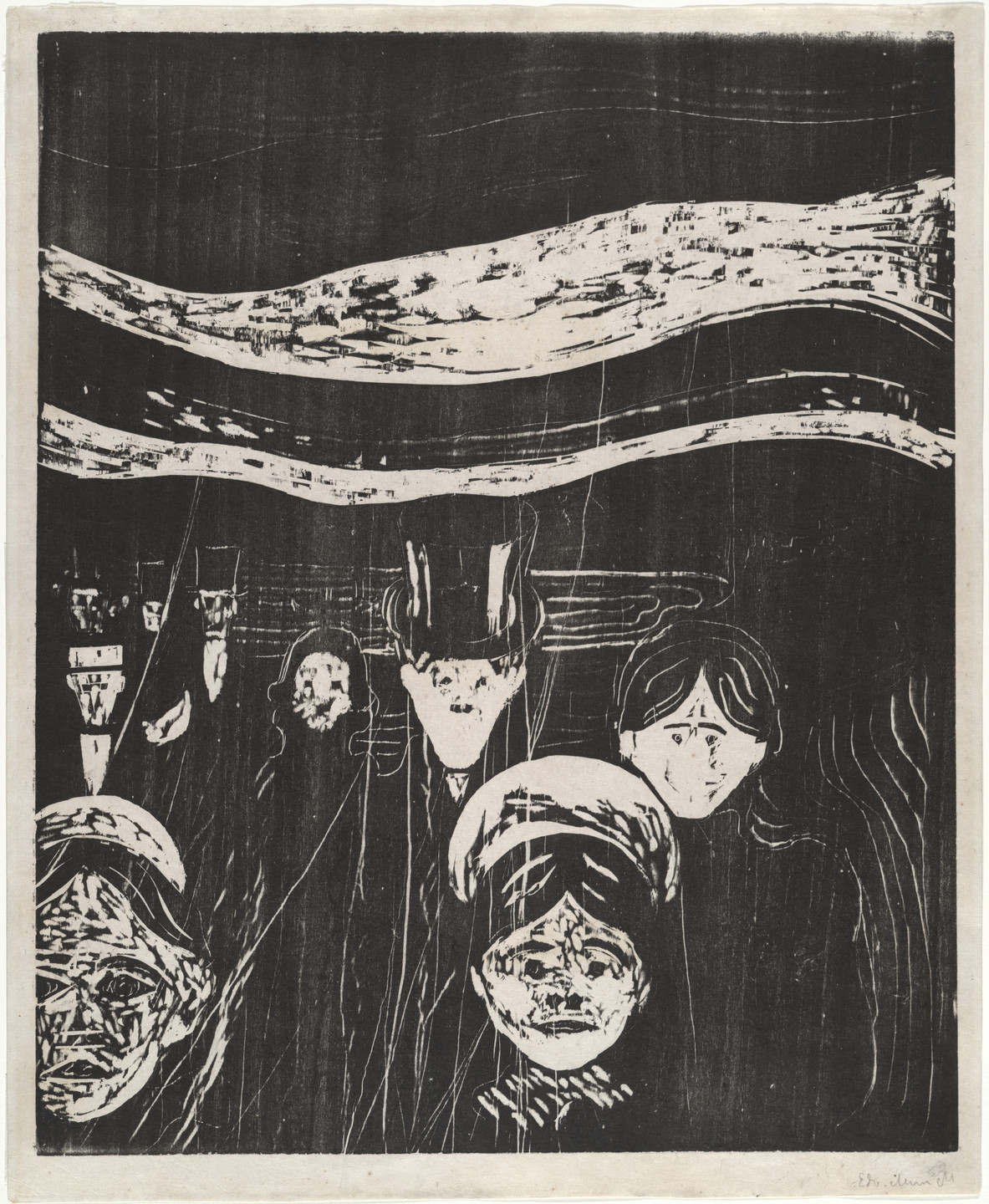 Edvard Munch. Angst. 1896