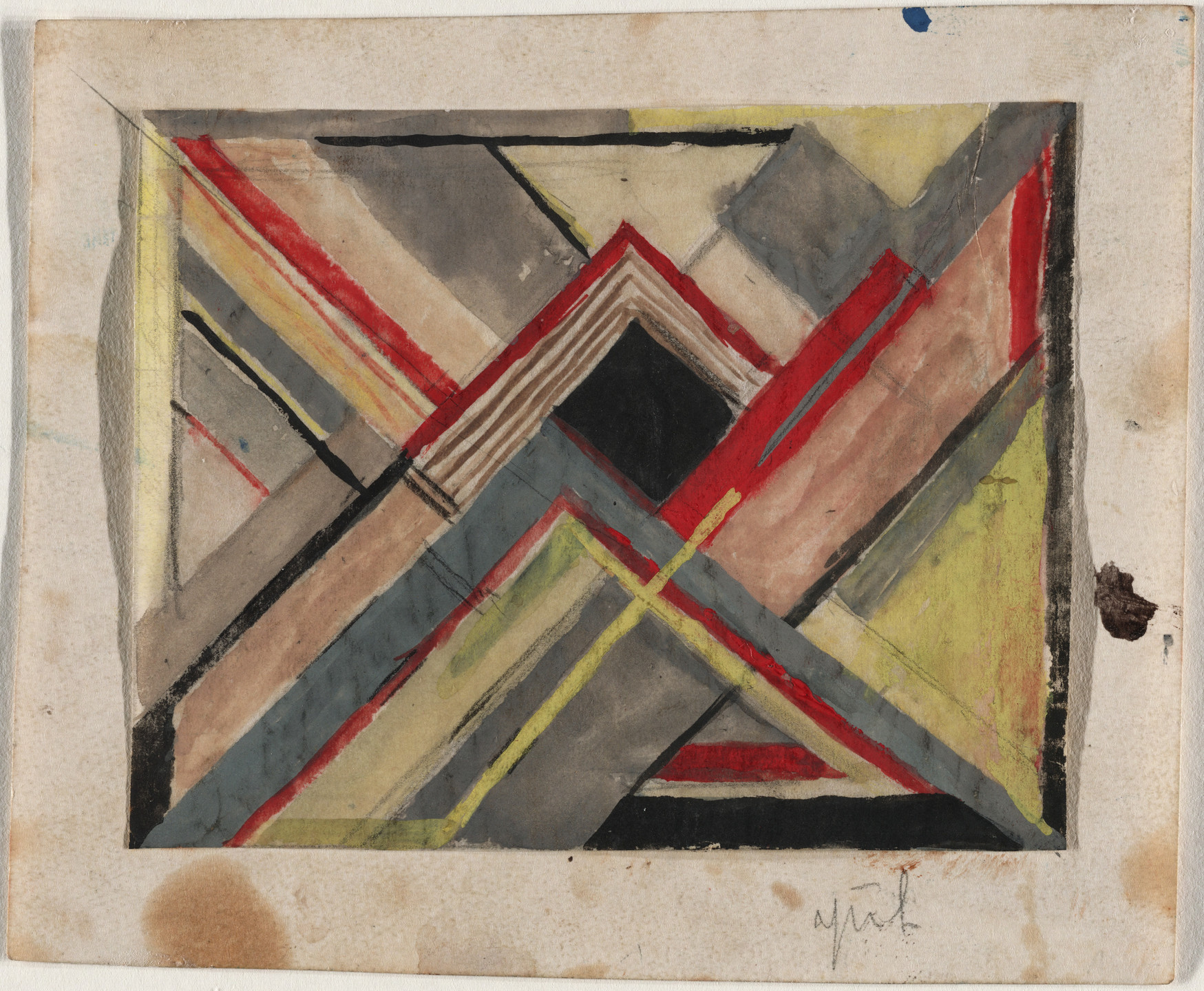 Gunta Stölzl. Design for a Textile. c. 1923