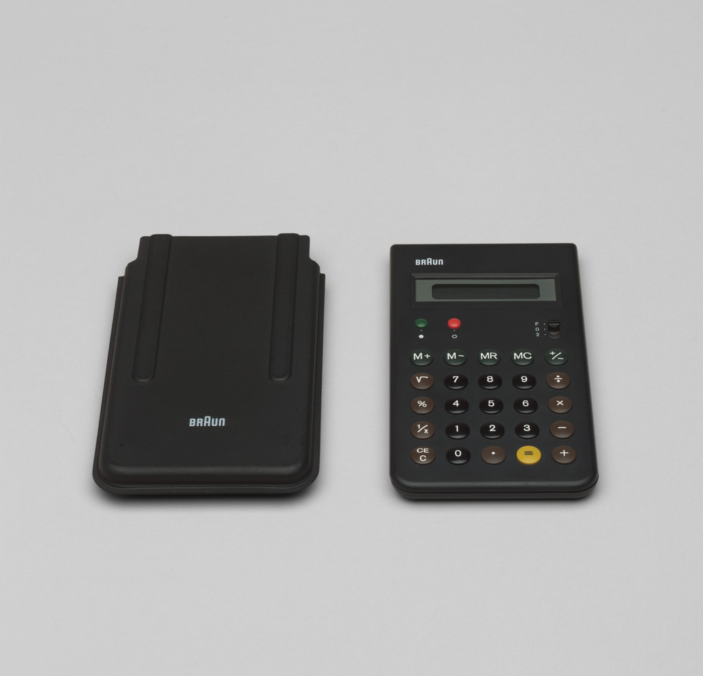 Calculator (model ET 55) by Dieter Rams, Dietrich Lubs