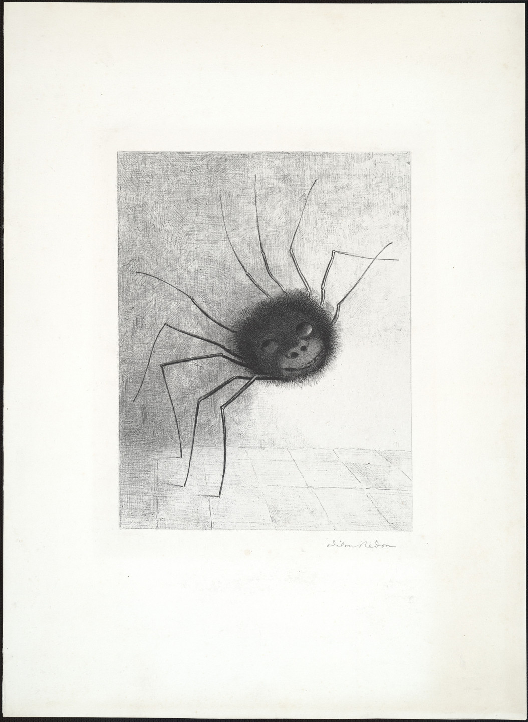 Odilon Redon. Spider (Araignée). 1887