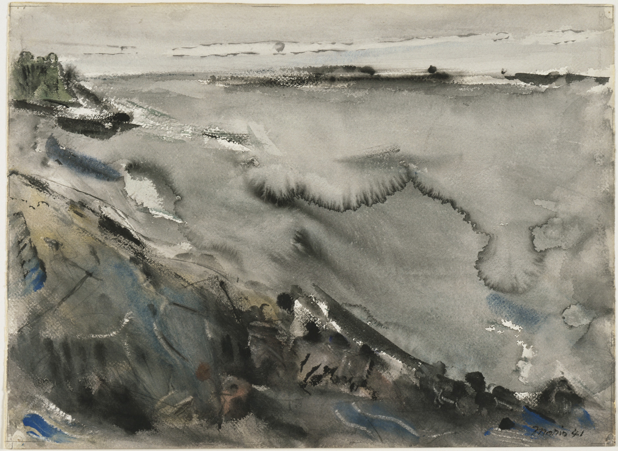 John Marin. Movement: Sky and Grey Sea. 1941
