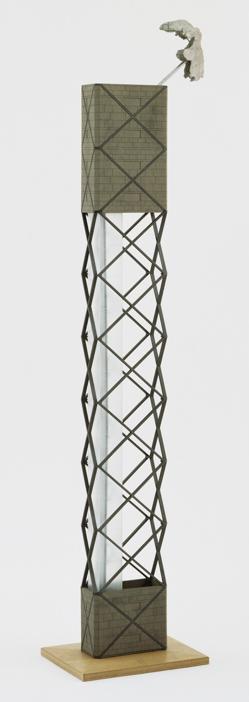 Ortner &amp; Ortner, Laurids Ortner, Manfred Ortner. Nike Tower, project, Linz, Austria. 1991