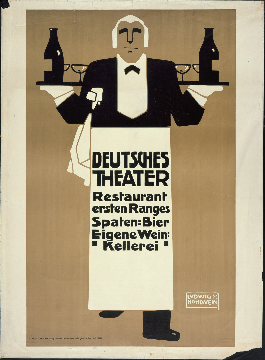 Ludwig Hohlwein. Deutsches Theatre. 1907
