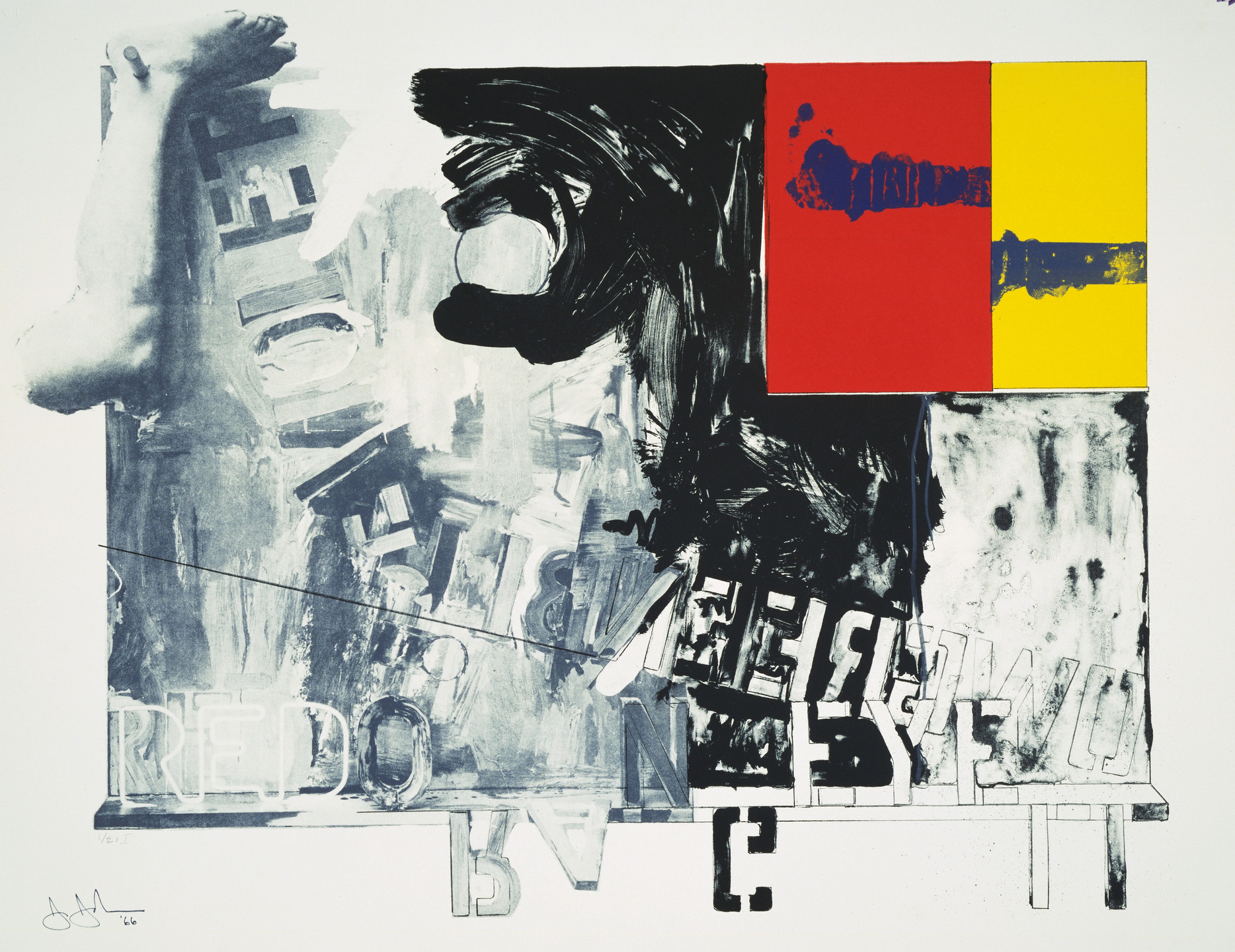Jasper Johns. Passage I. 1966