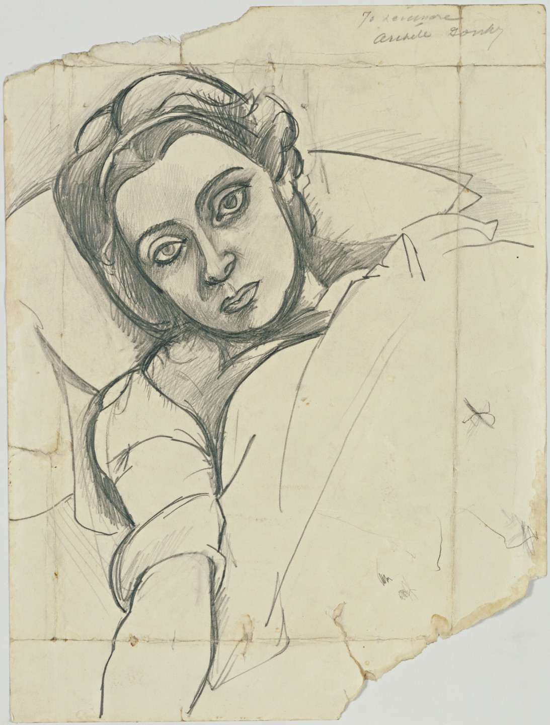 Arshile Gorky. Portrait of Leonore Gallet. c. 1938-40