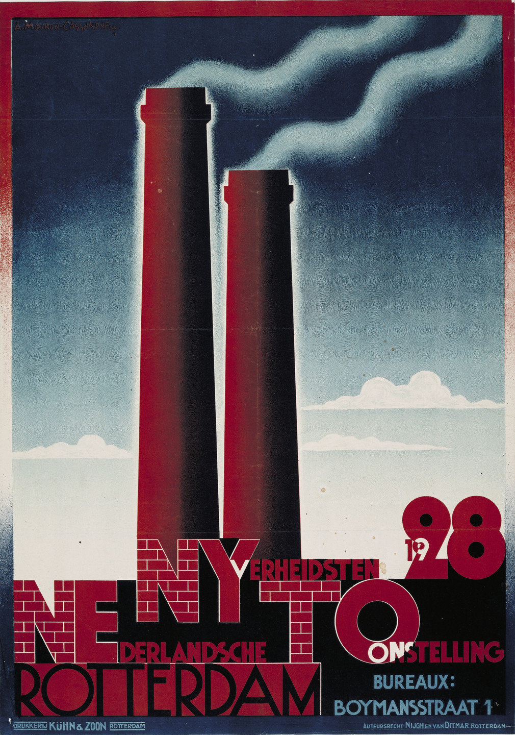A. M. Cassandre. NEderlandsche NYverheidsten TOonstelling. 1928