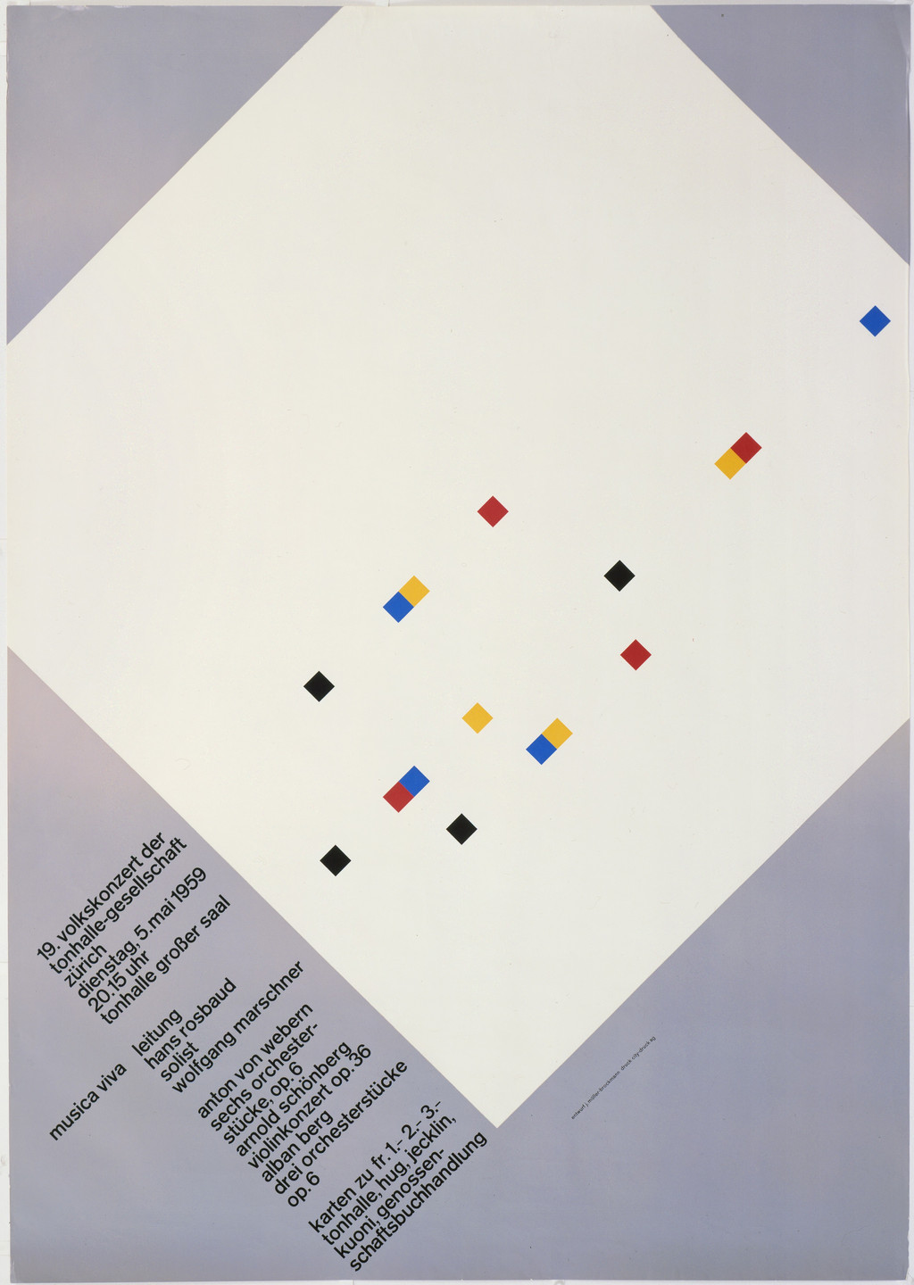 Josef Müller-Brockmann. Musica Viva. 1958
