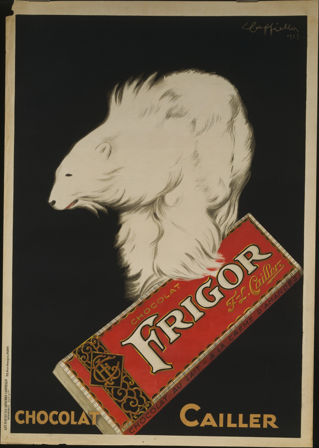 Leonetto Cappiello. Chocolat Frigor. 1929