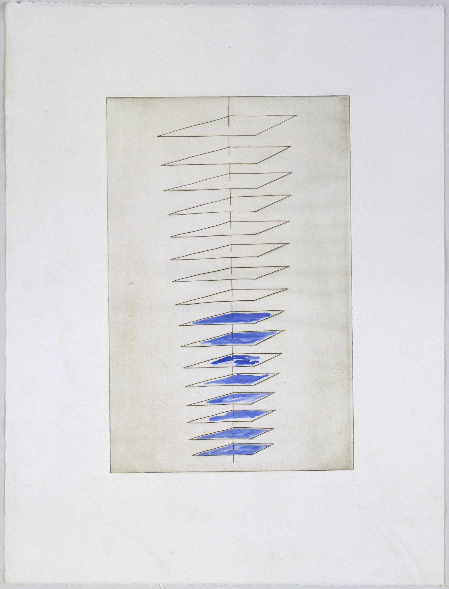 Louise Bourgeois. Untitled, plate 4 of 8, state II of III, from the puritan