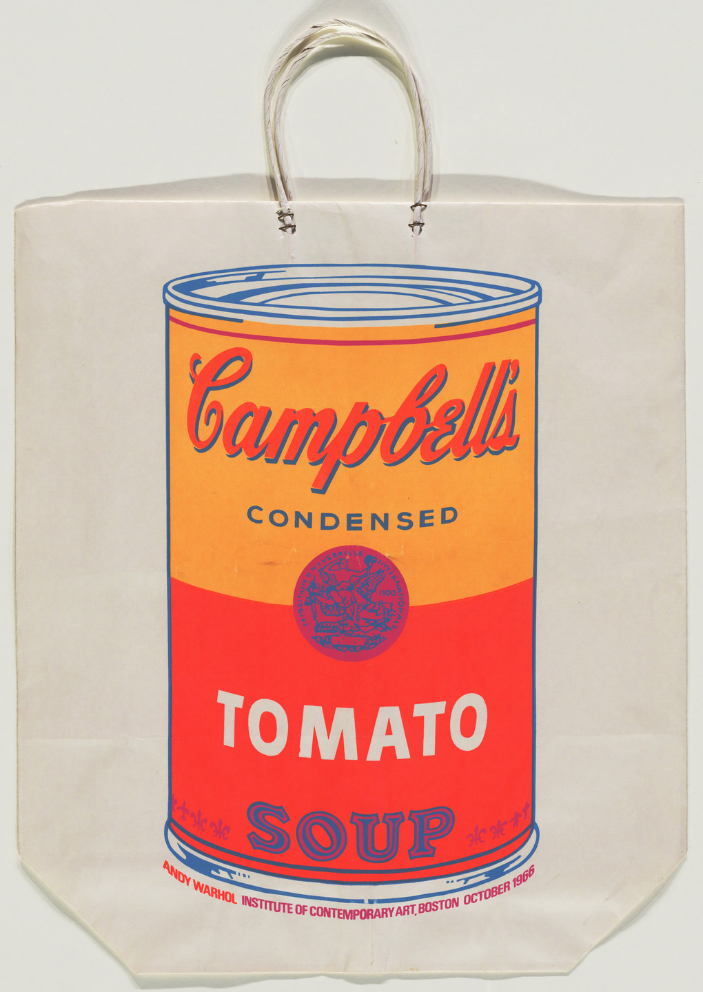 Andy Warhol. Campbell&#39;s Tomato Soup Shopping Bag. 1966