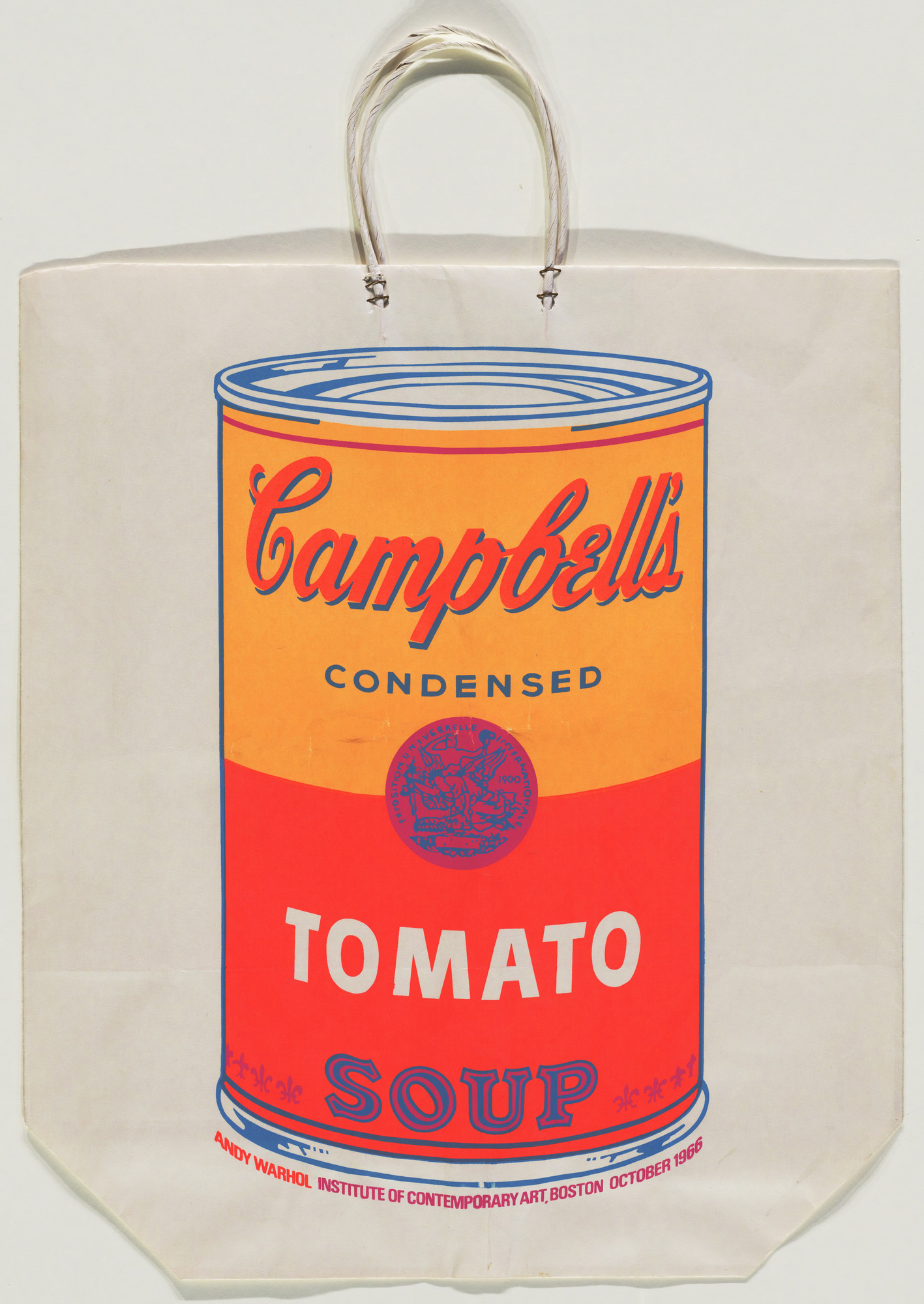 Andy Warhol. Campbell's Tomato Soup Shopping Bag. 1966 | MoMA