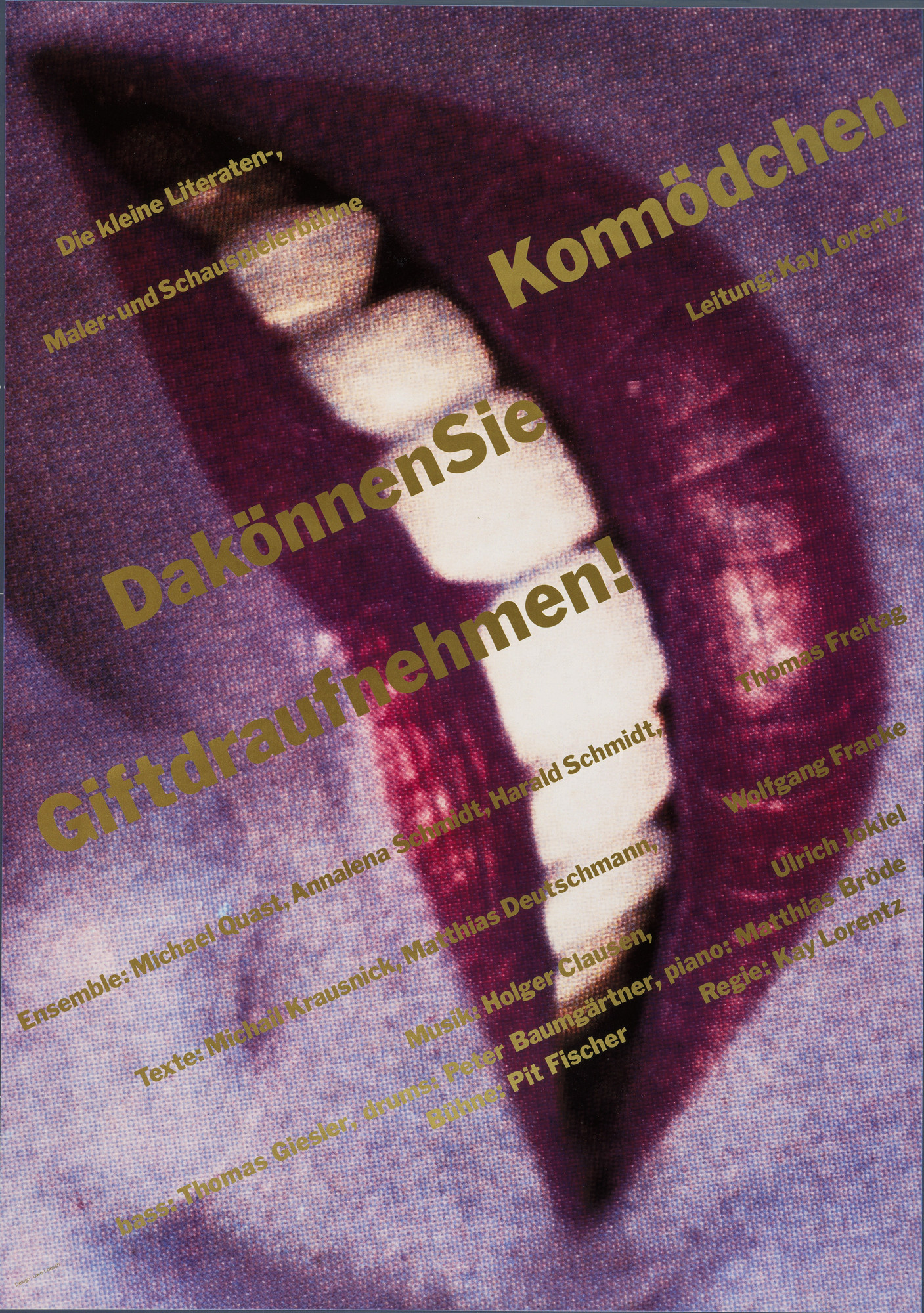 Uwe Loesch. Das Kommodechen Dakonnen sie Giftdraufnehmen!