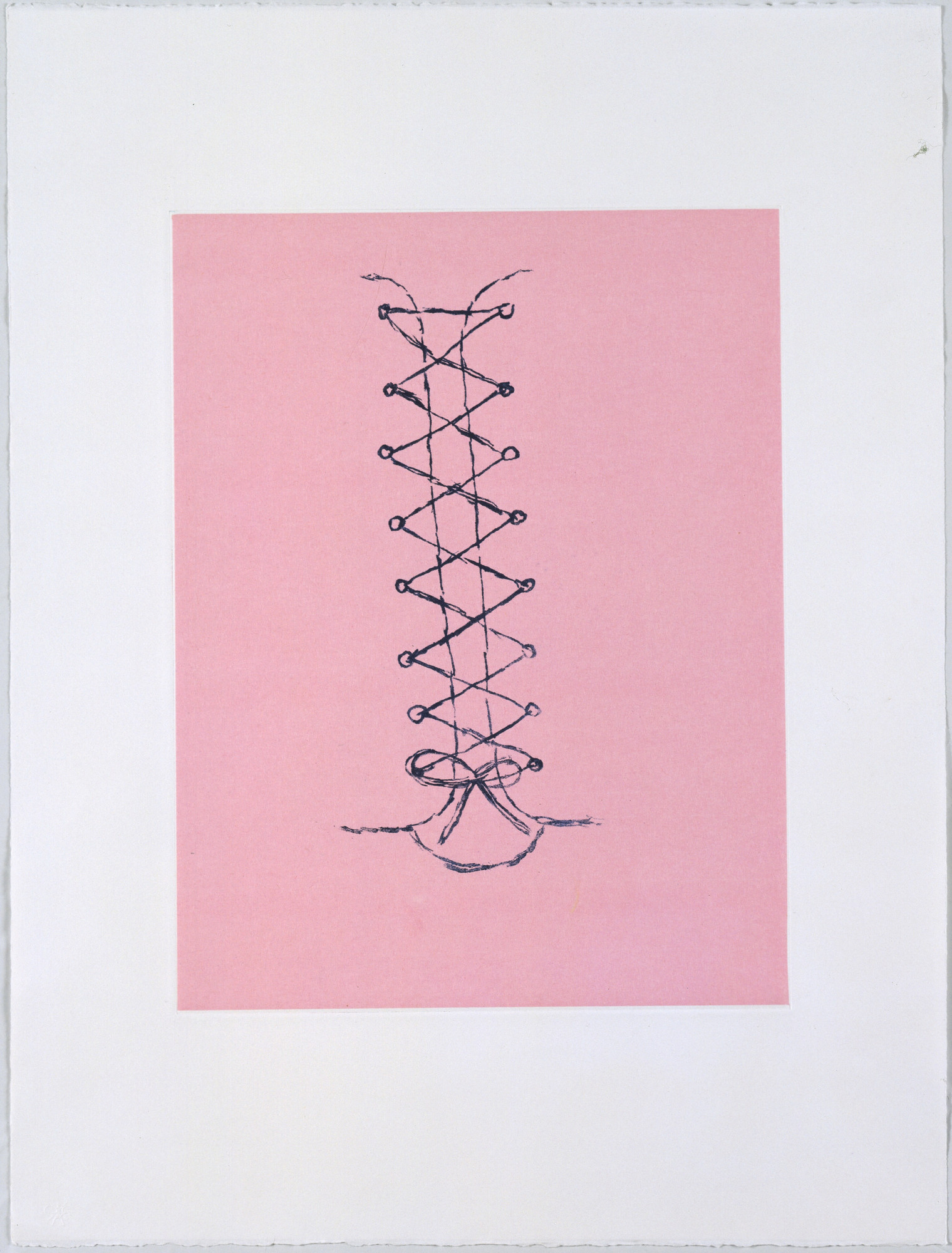 Louise Bourgeois. Lacing, state I of II