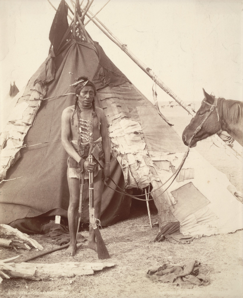 Blackfoot Brave with Pony