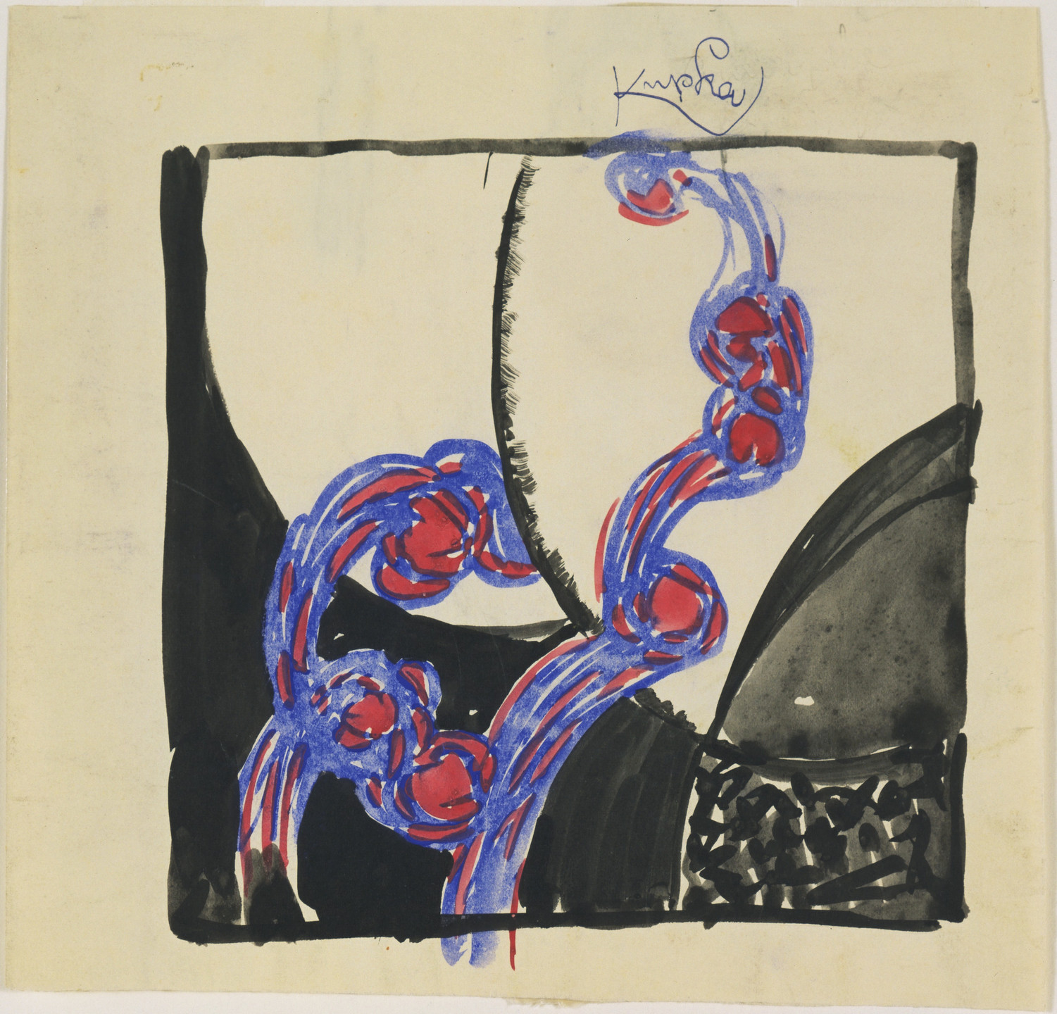 František Kupka. Amorpha: Fugue in Two Colors. 1912