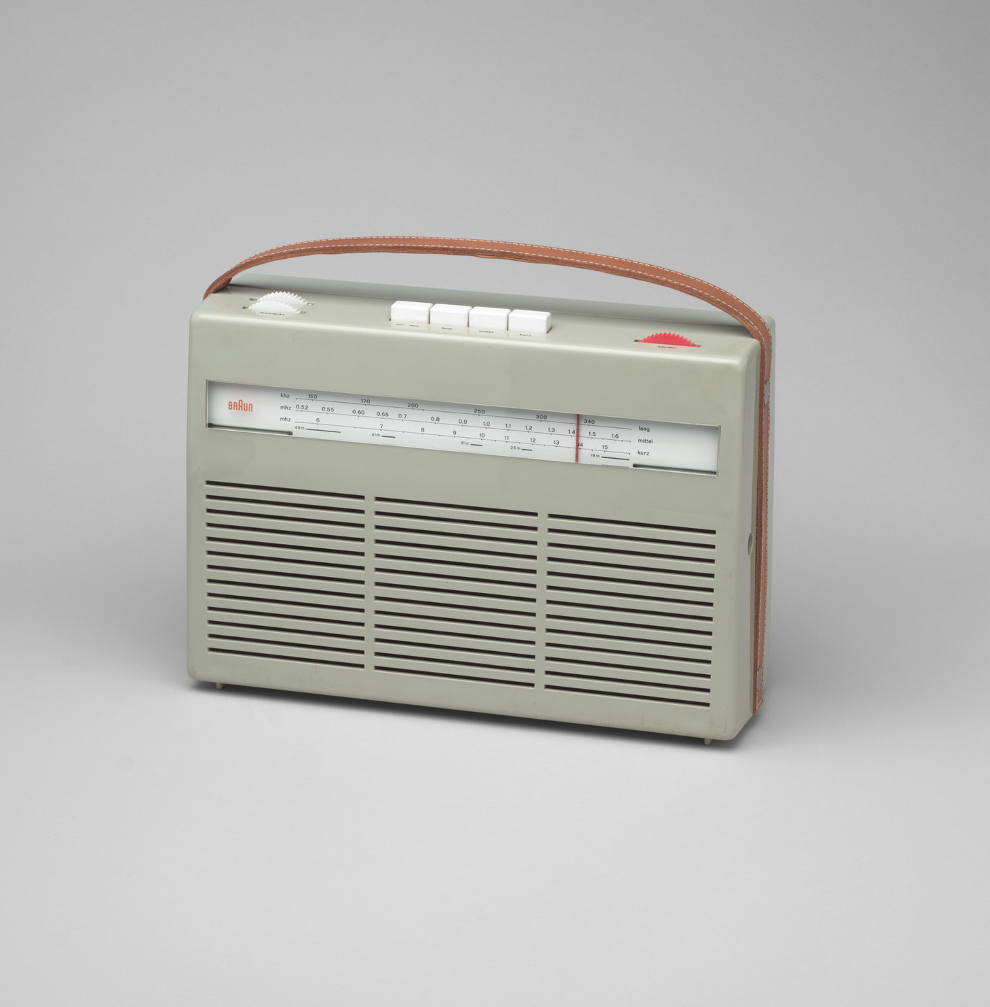 Dieter Rams. Portable Transistor Radio (model T 24). 1956