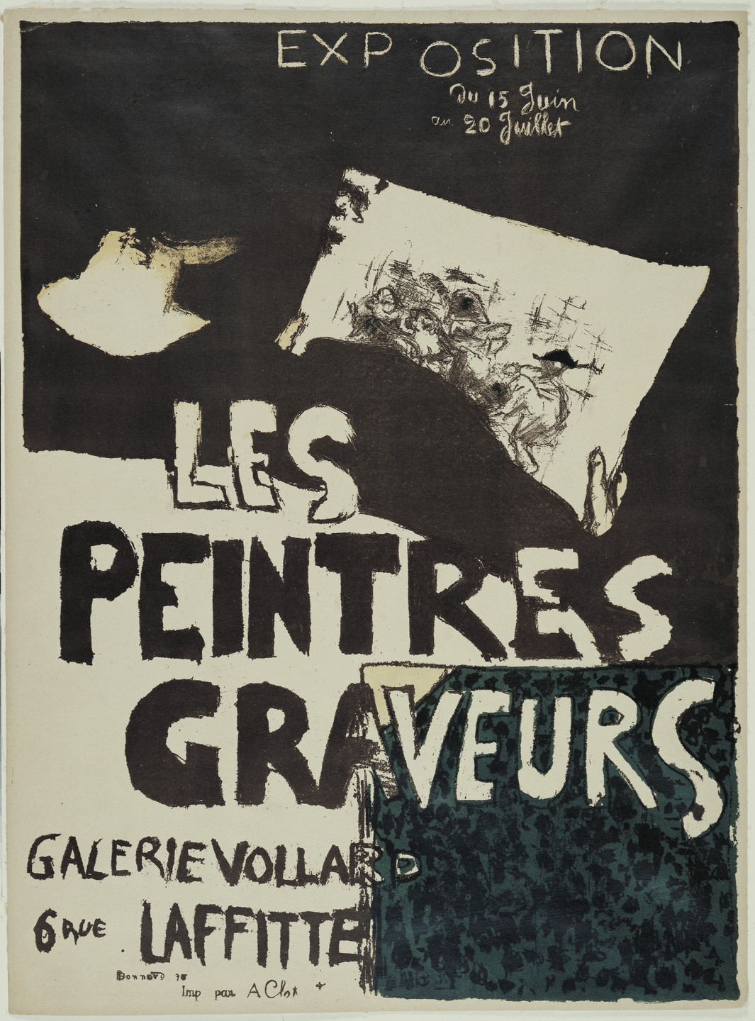 Pierre Bonnard. Exhibition poster for Les peintres-graveurs (The