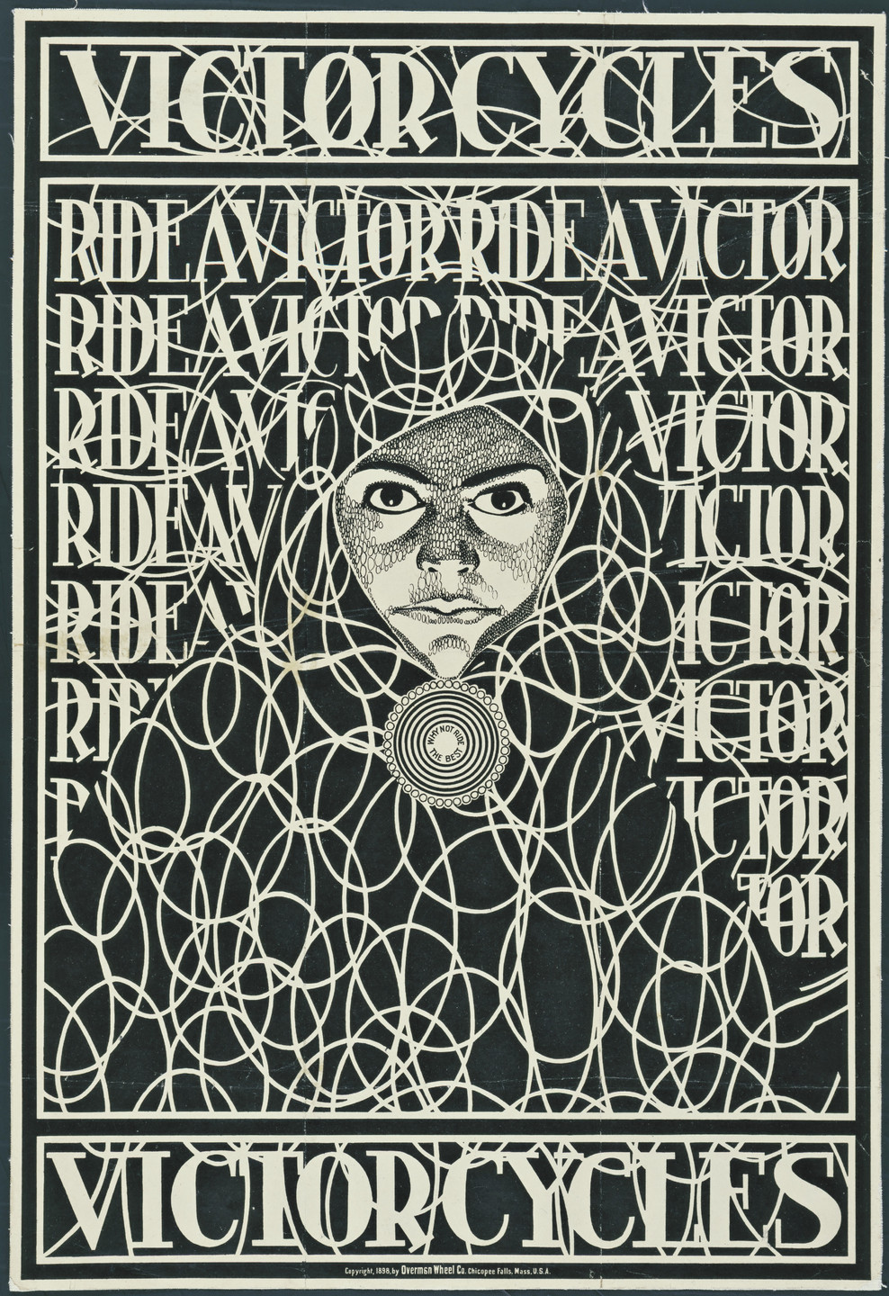 Unidentified Artist. Victor Cycles. c. 1898