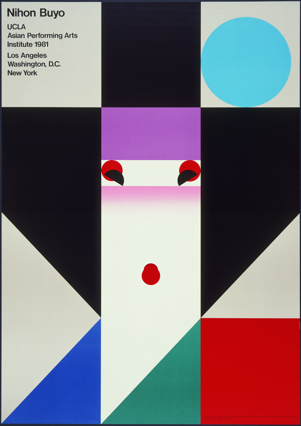 Ikko Tanaka. Nihon Buyo. 1981