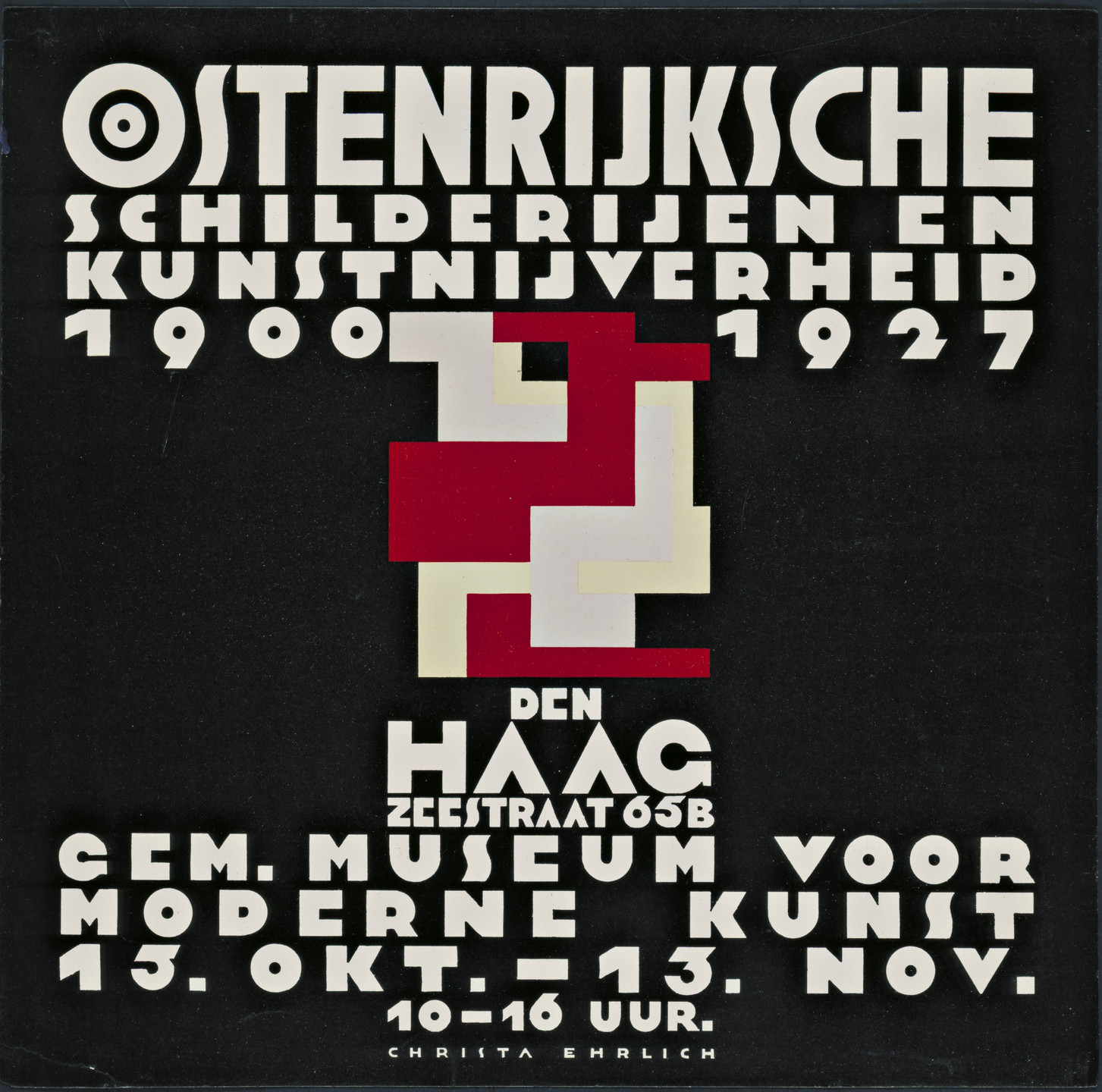 Christa Ehrlich. Oostenrijksche Schilderijen en Kunstnijverheid 1900-1927. 1927