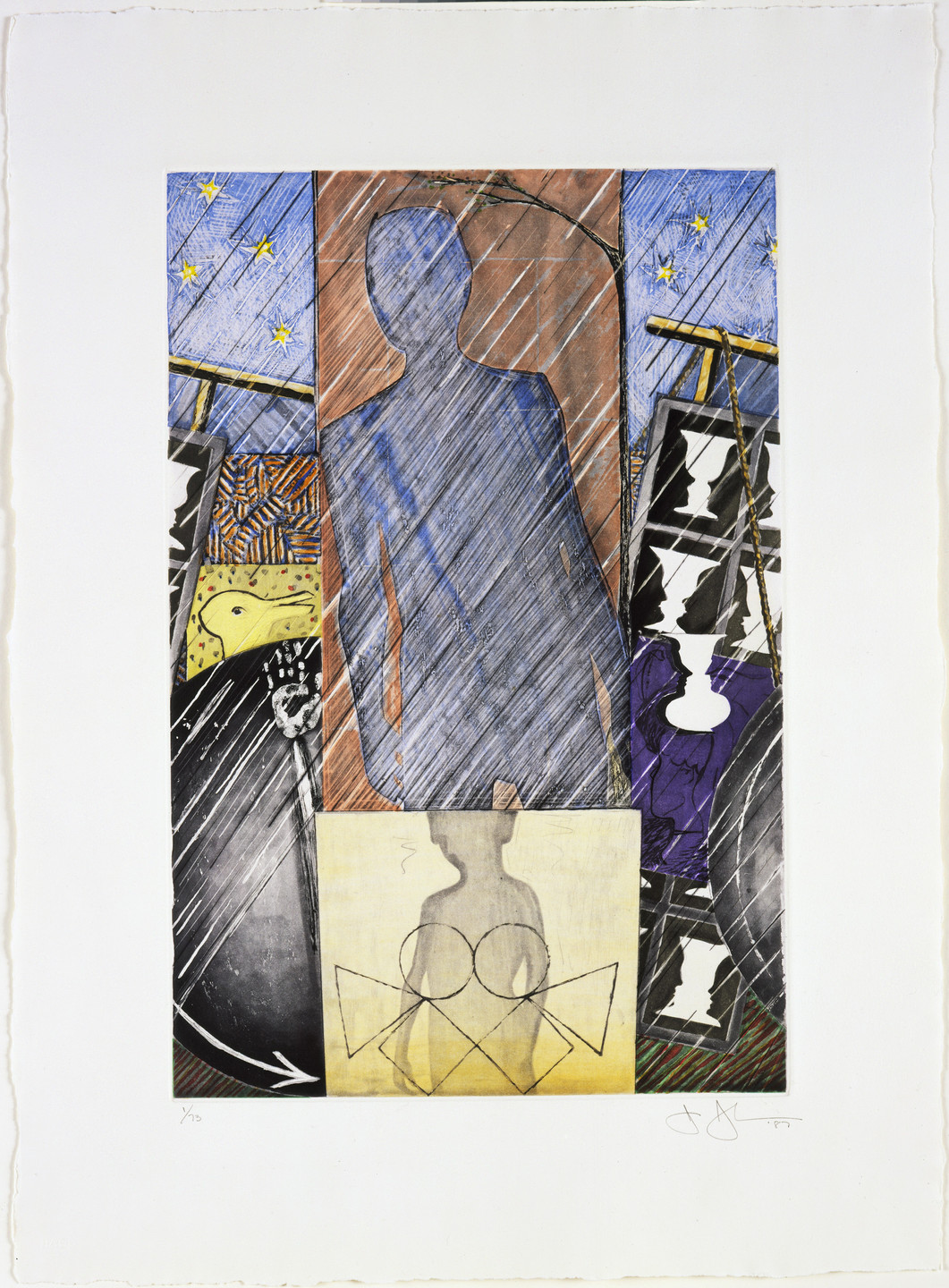 Jasper Johns. Spring from The Seasons. 1987