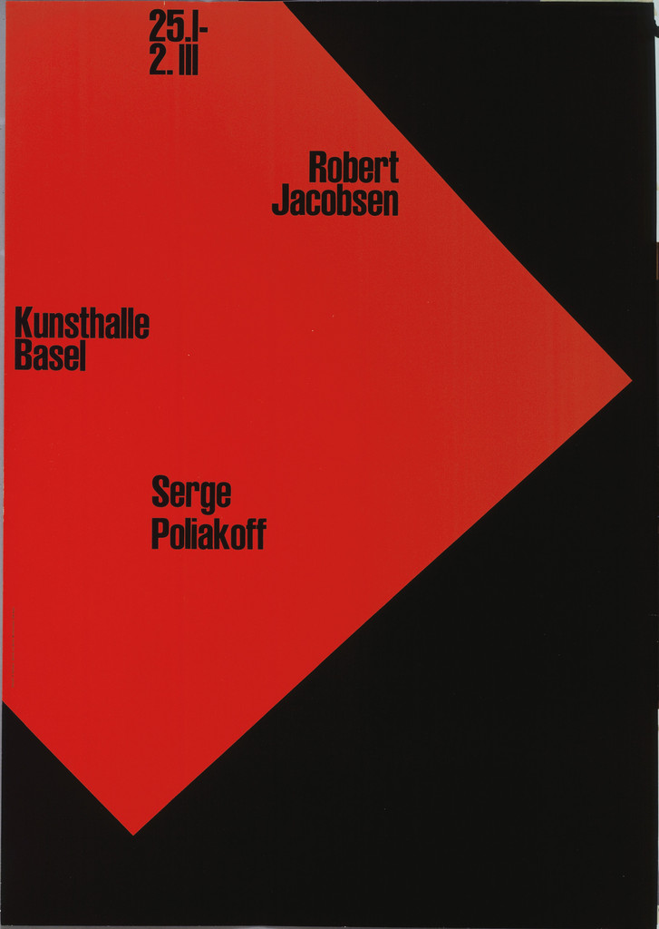 Robert Jacobsen, Serge Poliakoff, Kunsthalle Basel