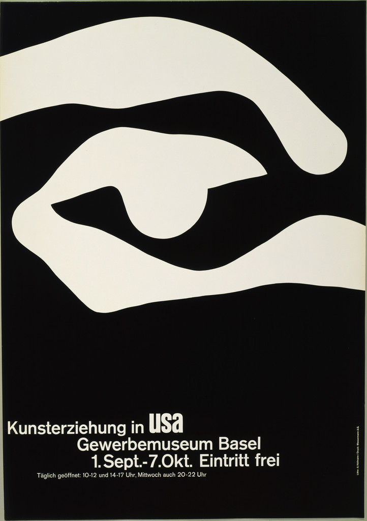 Kunsterziehung in USA, Gewerbemuseum Basel, 1.Sept.-7.Okt. Eintritt frei