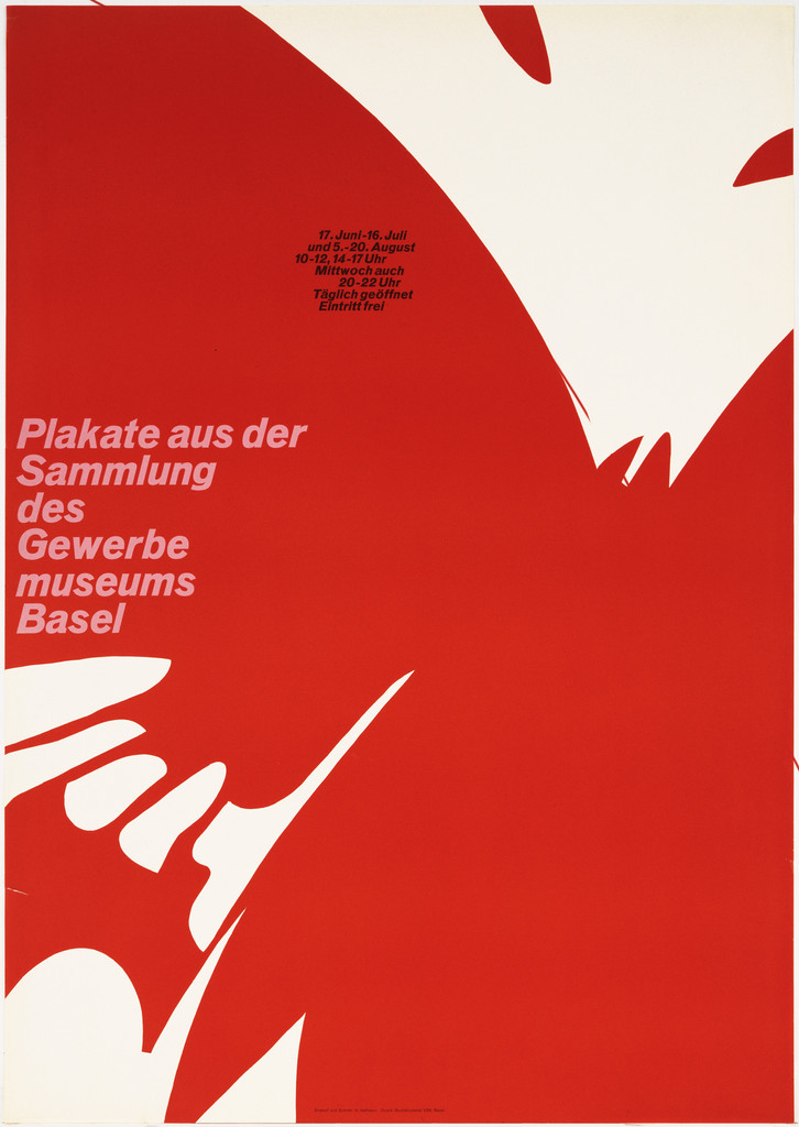 Plakate aus der Sammlung des Gewerbe museums Basel